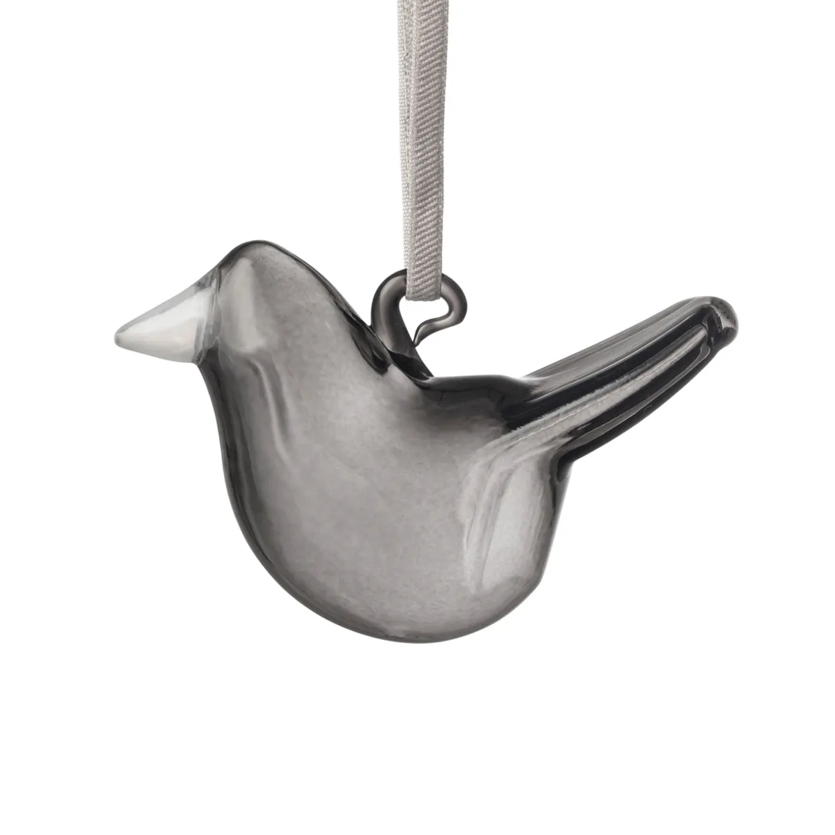 IITTALA Lasikoristeet-Minilasilintu 3kpl Harmaa