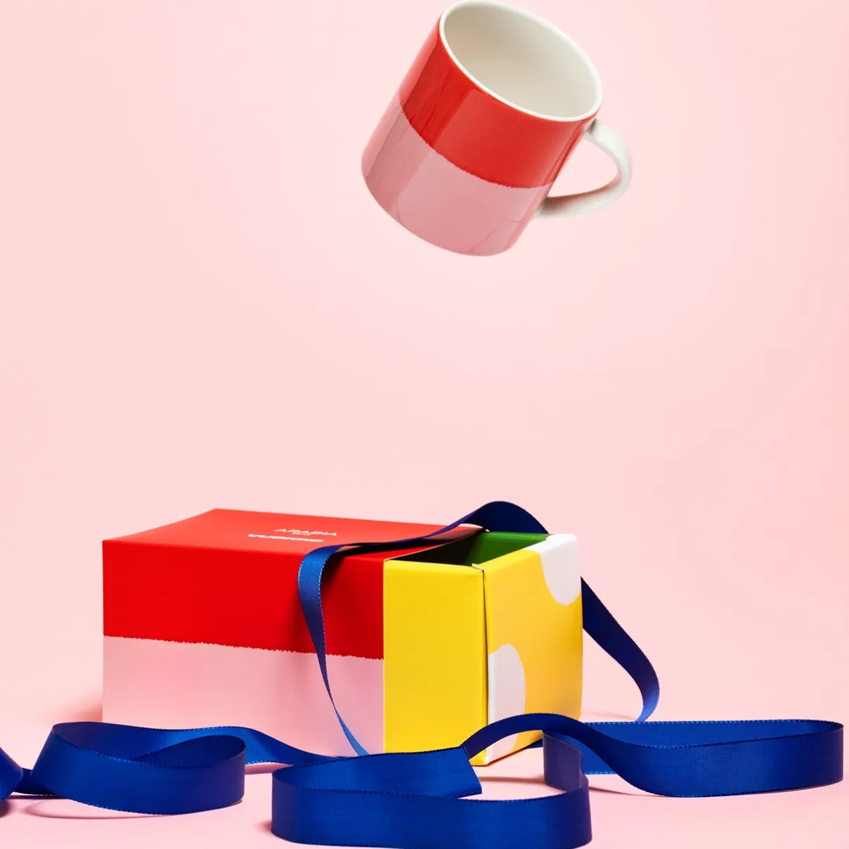 IITTALA Mukit Ja Kupit-Muki 0,35L Pieni 4-raita Monivärinen