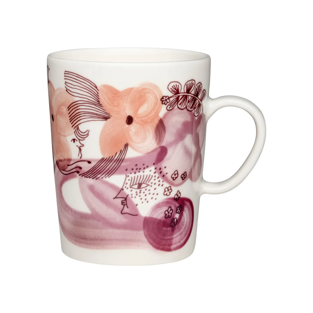 IITTALA Mukit Ja Kupit-Muki 0,5L Roosa nauha