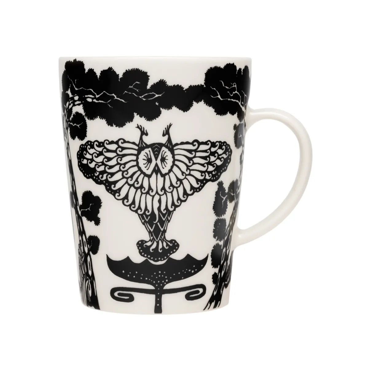 IITTALA Mukit Ja Kupit-Muki 0,4L Uni musta ja valkoinen, lahjapakkaus