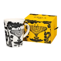 IITTALA Mukit Ja Kupit-Muki 0,4L Uni musta ja valkoinen, lahjapakkaus