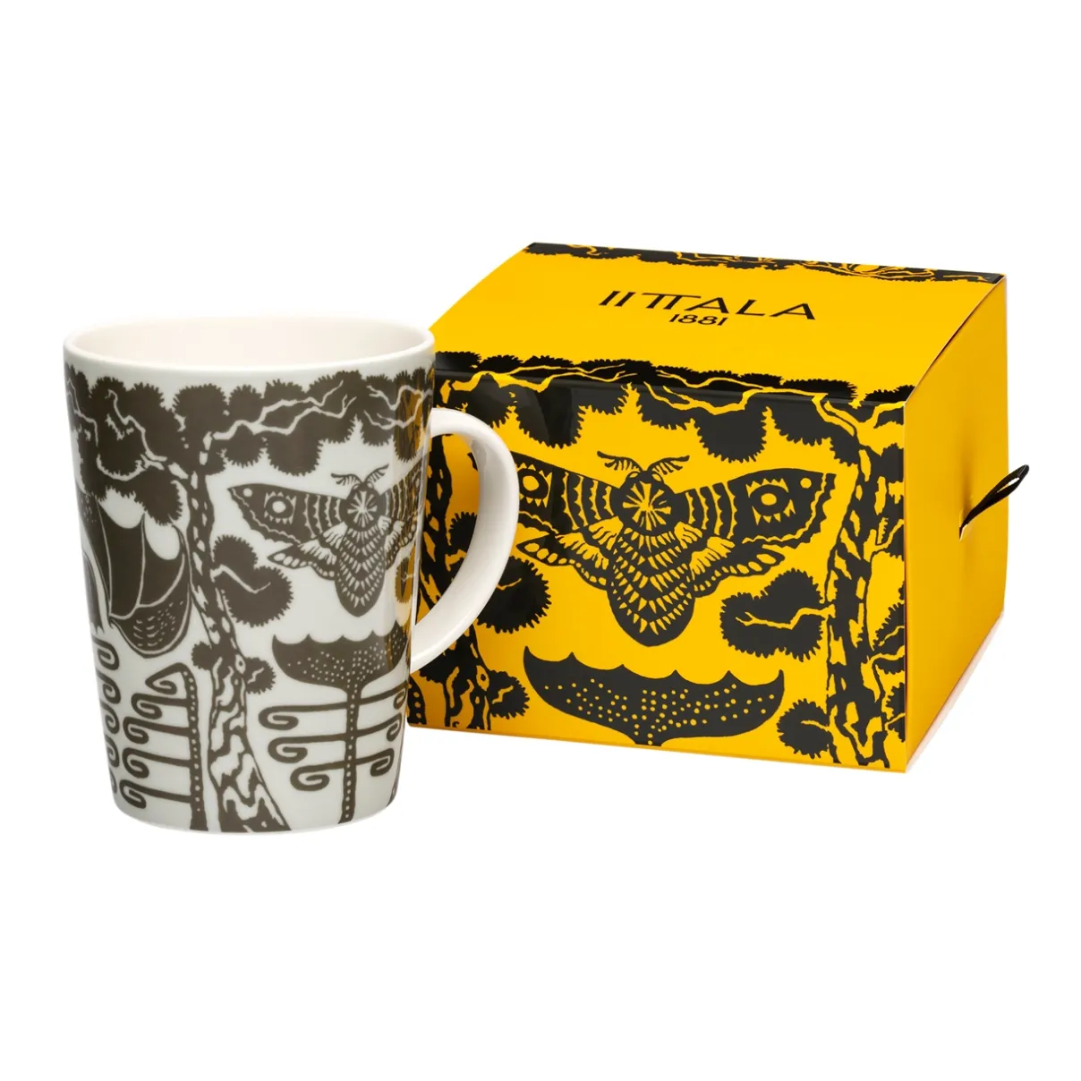 IITTALA Mukit Ja Kupit-Muki 0,4L Yö sepia, lahjapakkaus