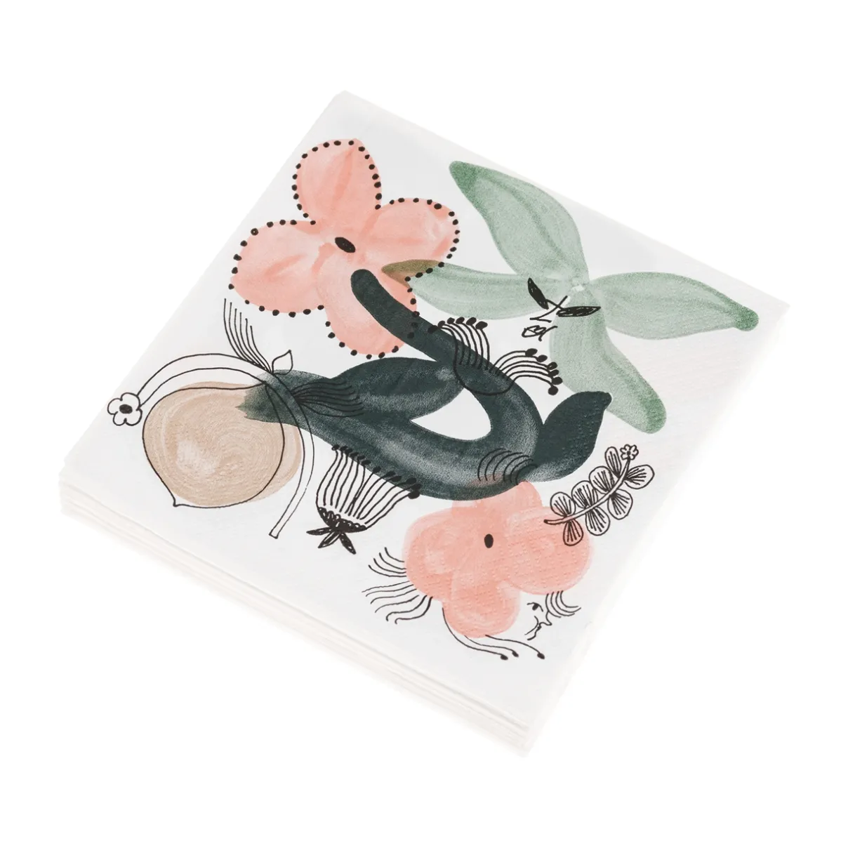 IITTALA Keittiötekstiilit-Paperiservetti 33x33cm 20kpl vihreä
