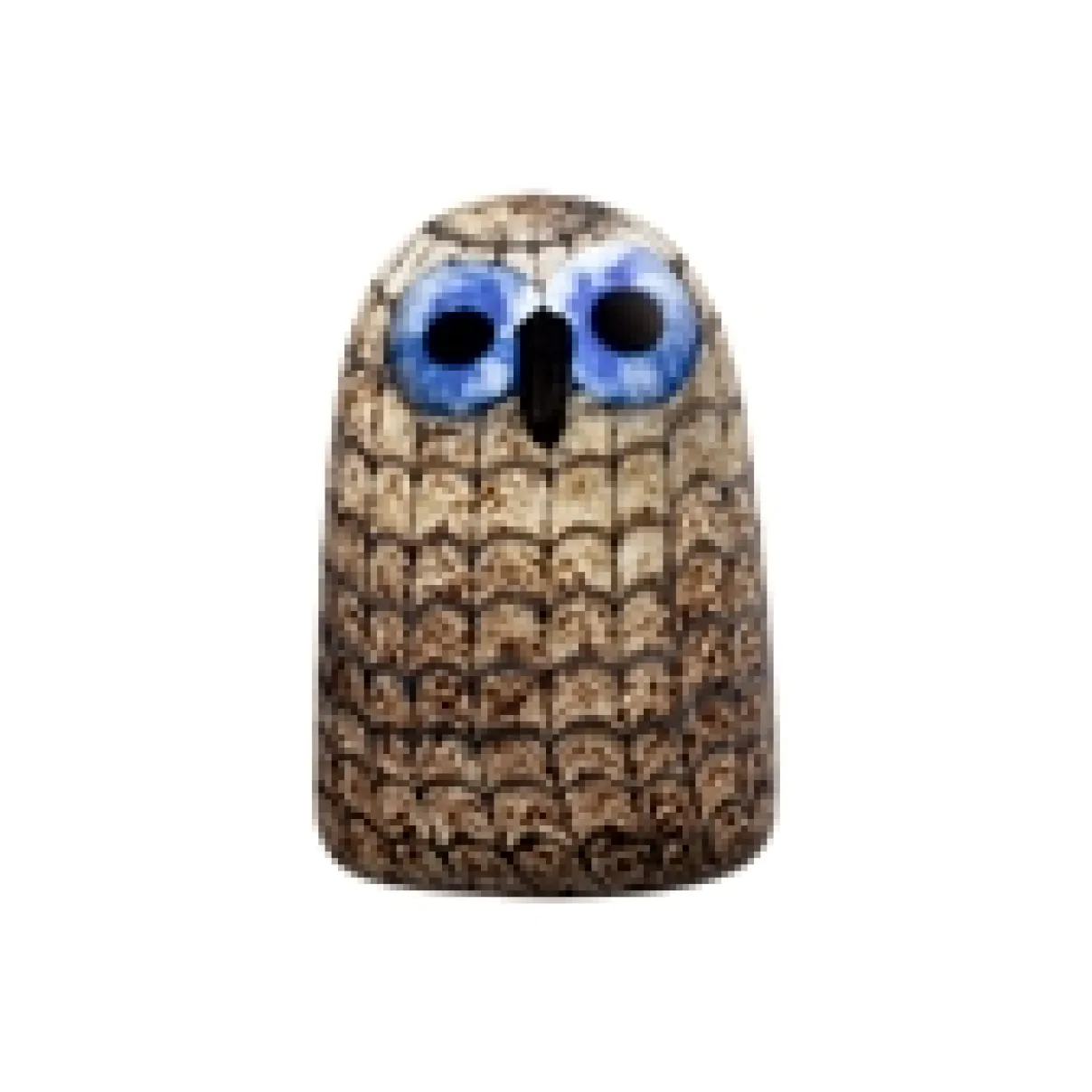 IITTALA Birds By Toikka|Taide-Esineet-Pikku pöllö 75x105mm ruskea