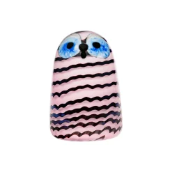 IITTALA Birds By Toikka|Taide-Esineet-Pikkupöllö 75x105mm Lohenpunainen