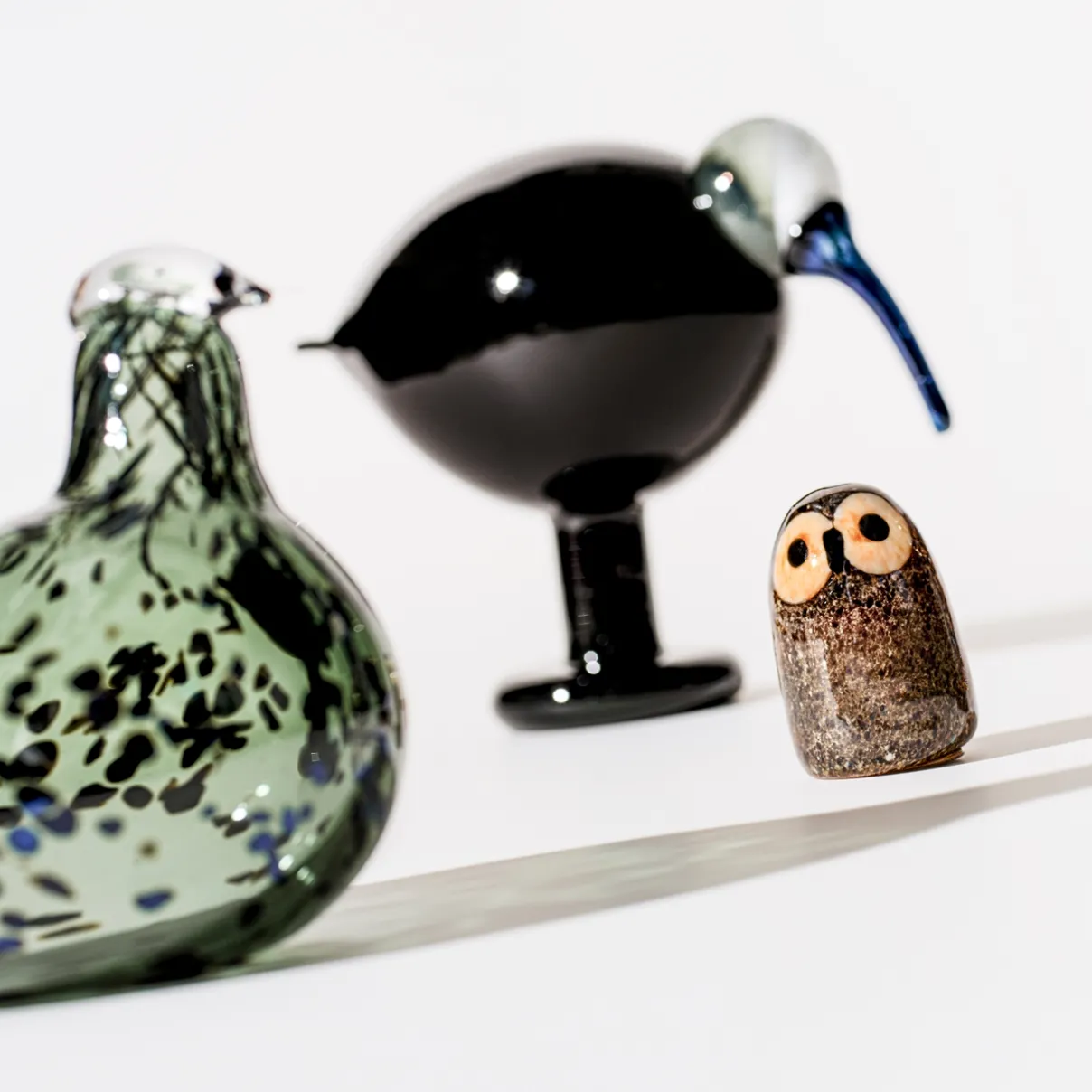 IITTALA Birds By Toikka|Taide-Esineet-Riihipöllön poikanen 45x65mm ruskea