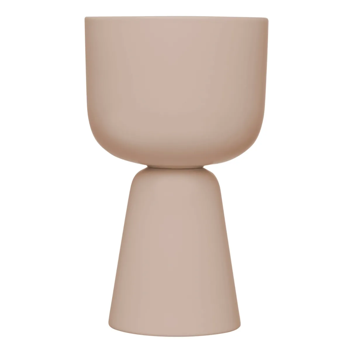IITTALA Kukkaruukut-Ruukku jalallinen S korkea Beige