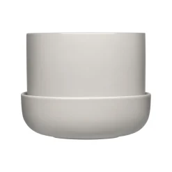 IITTALA Kukkaruukut-Ruukku ja vati vaalean S Harmaa