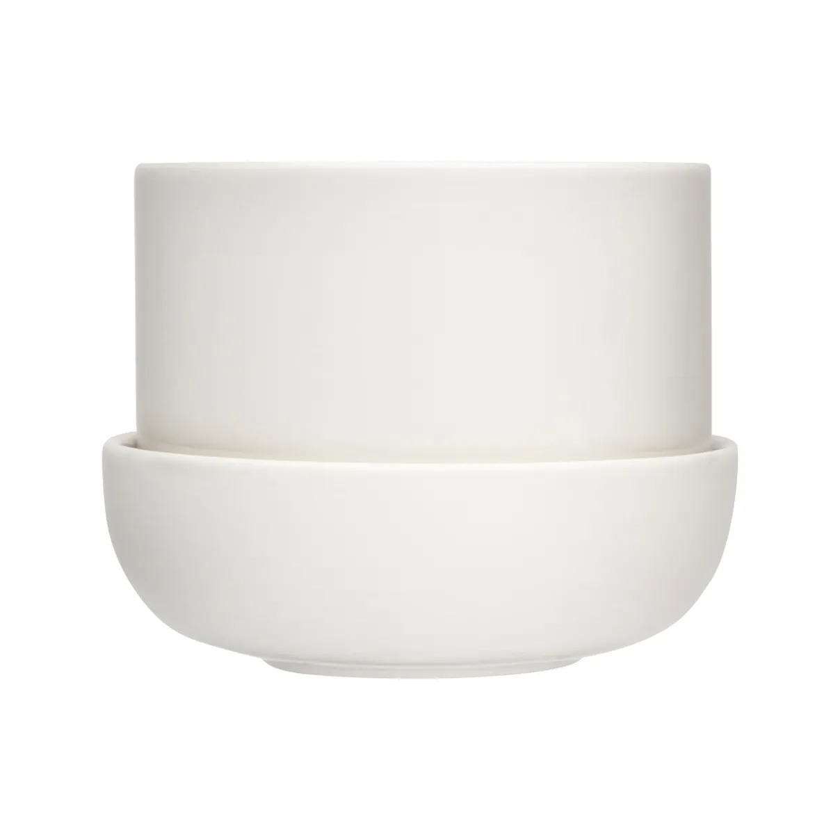 IITTALA Kukkaruukut-Ruukku ja vati S Valkoinen