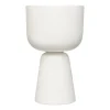 IITTALA Kukkaruukut-Ruukku valkoinen jalallinen M