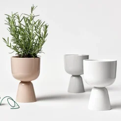 IITTALA Kukkaruukut-Ruukku jalallinen XS Valkoinen