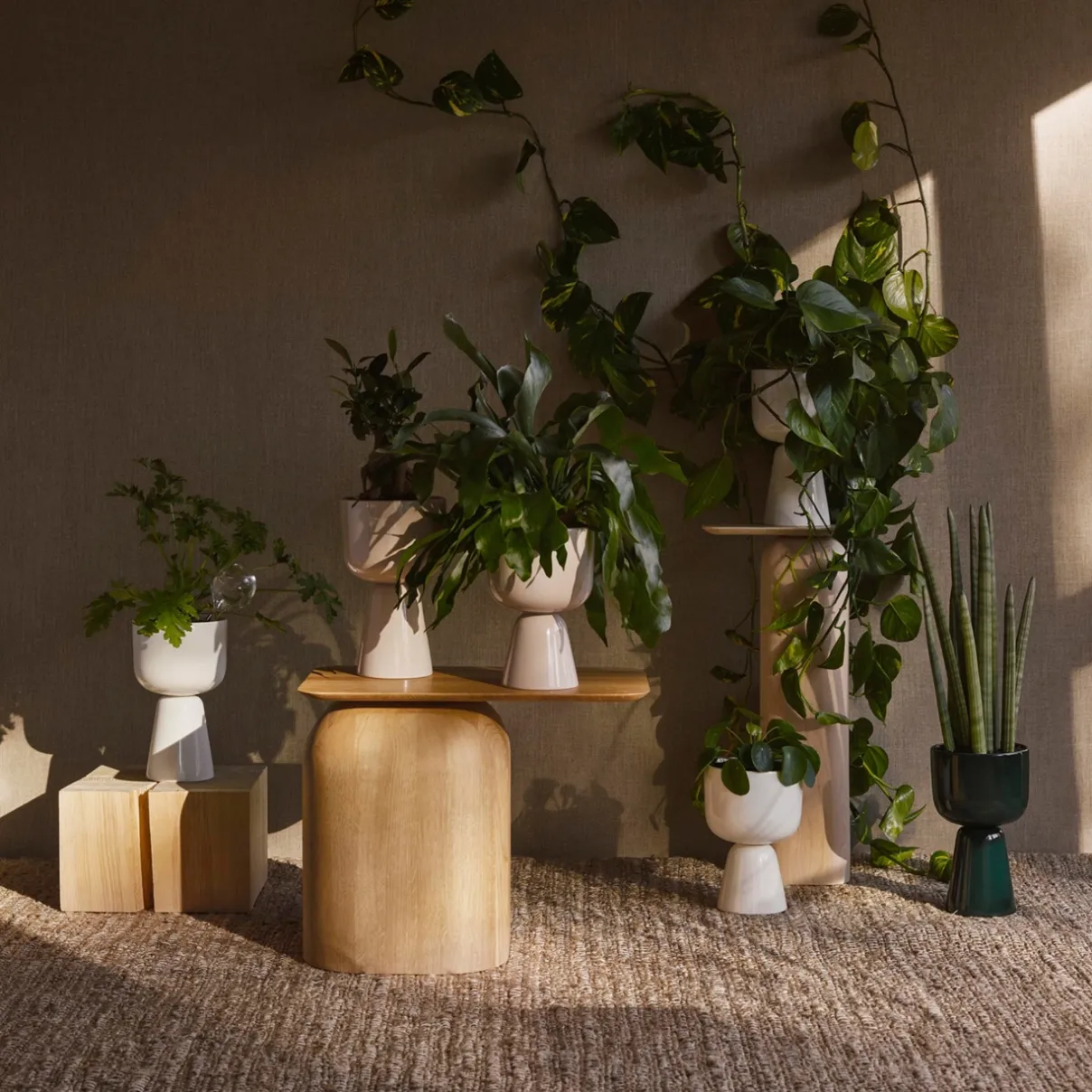 IITTALA Kukkaruukut-Ruukku jalallinen S korkea Valkoinen