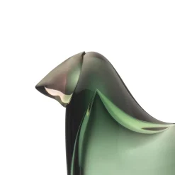 IITTALA Birds By Toikka|Taide-Esineet-Sieppo 95x60mm havunvihreä-lohenpunainen Havunvihreä
