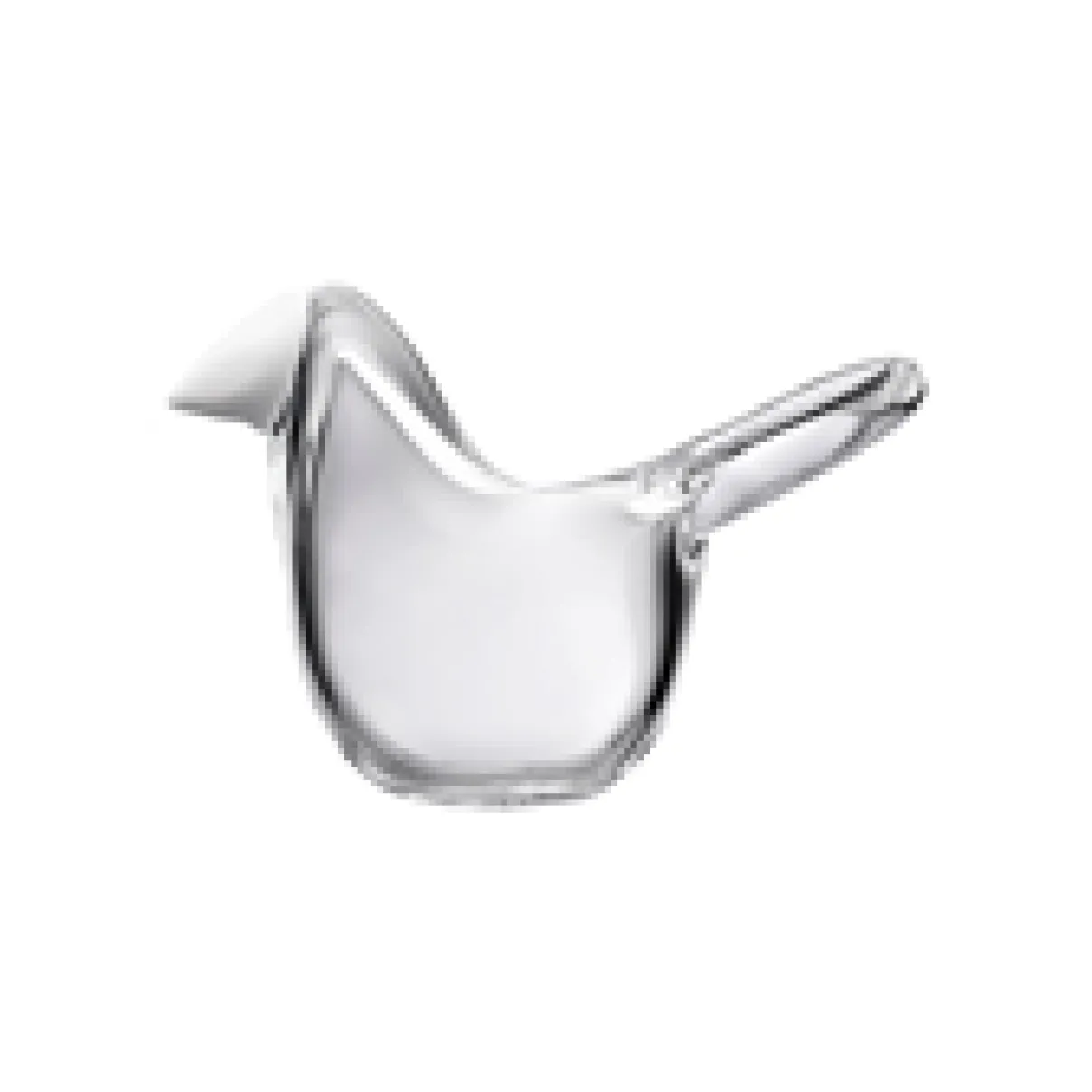IITTALA Birds By Toikka|Taide-Esineet-Sieppo 95x60mm Kirkas/valkoinen