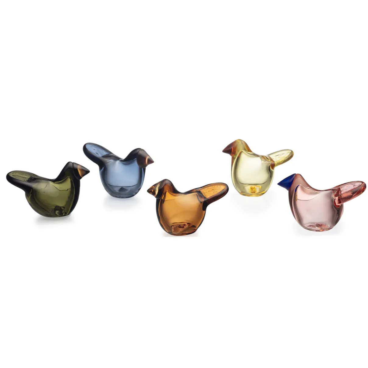 IITTALA Birds By Toikka|Taide-Esineet-Sieppo 95x60mm -sininen Lohenpunainen