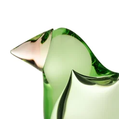 IITTALA Birds By Toikka|Taide-Esineet-Sieppo 95x60mm omenanvihreä- Lohenpunainen