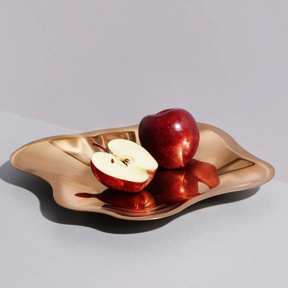 IITTALA Tarjoiluastiat|Tarjottimet Ja Tarjoilulautaset-Tarjoilualusta 358mm Ruusukulta