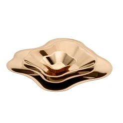 IITTALA Tarjoiluastiat|Tarjottimet Ja Tarjoilulautaset-Tarjoilualusta 504mm Ruusukulta