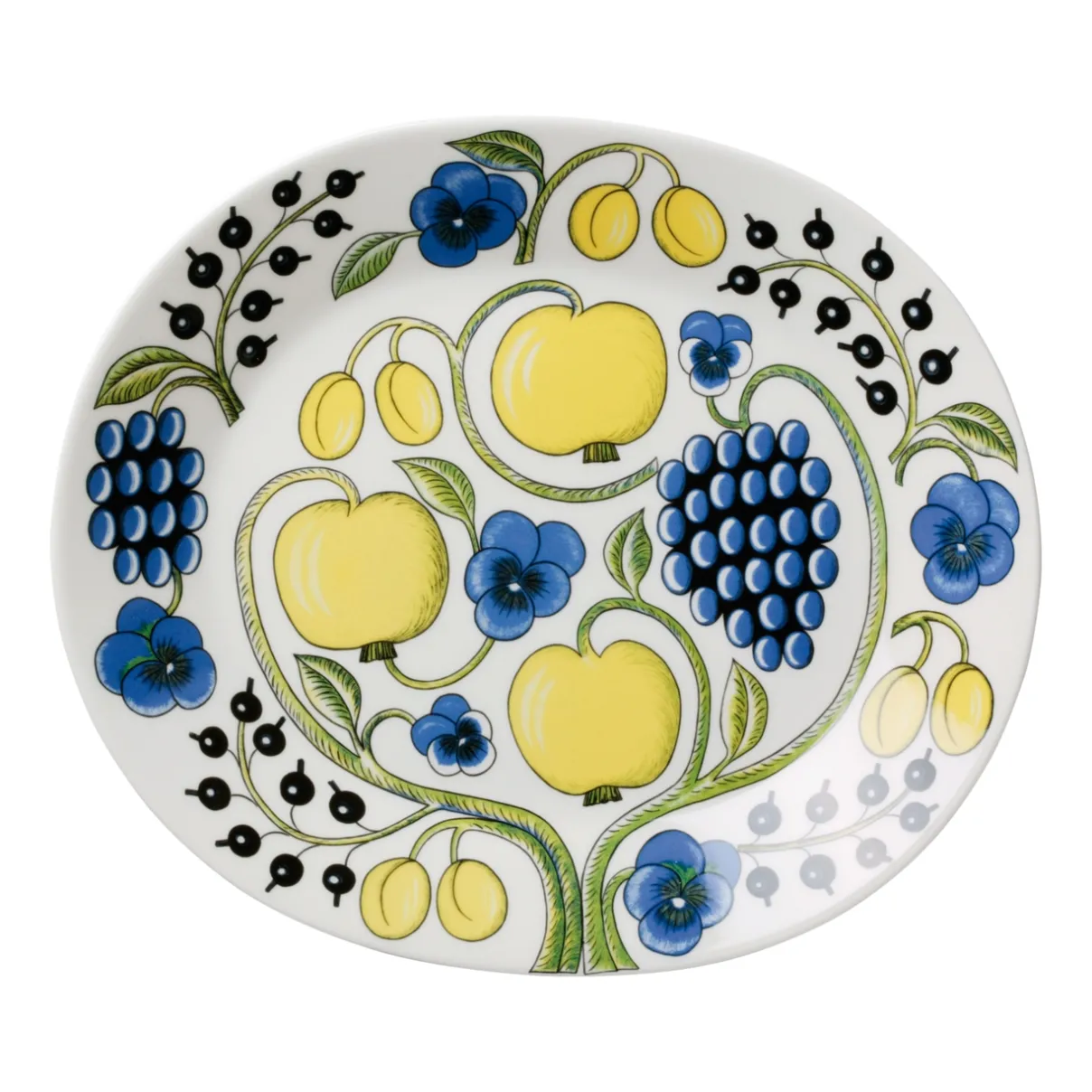 IITTALA Tarjoiluastiat|Tarjottimet Ja Tarjoilulautaset-Tarjoiluvati soikea 36cm Sininen