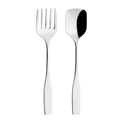 IITTALA Tarjoiluvälineet Ja Ottimet-Tarjoiluvälineet 2 osaa kiiltävä