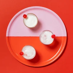 IITTALA Tarjoiluastiat|Tarjottimet Ja Tarjoilulautaset-Tarjotin 35cm 2-väri pinkki-punainen
