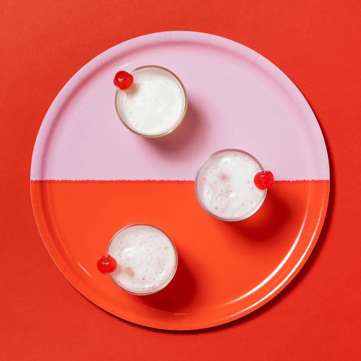 IITTALA Tarjoiluastiat|Tarjottimet Ja Tarjoilulautaset-Tarjotin 35cm 2-väri pinkki-punainen