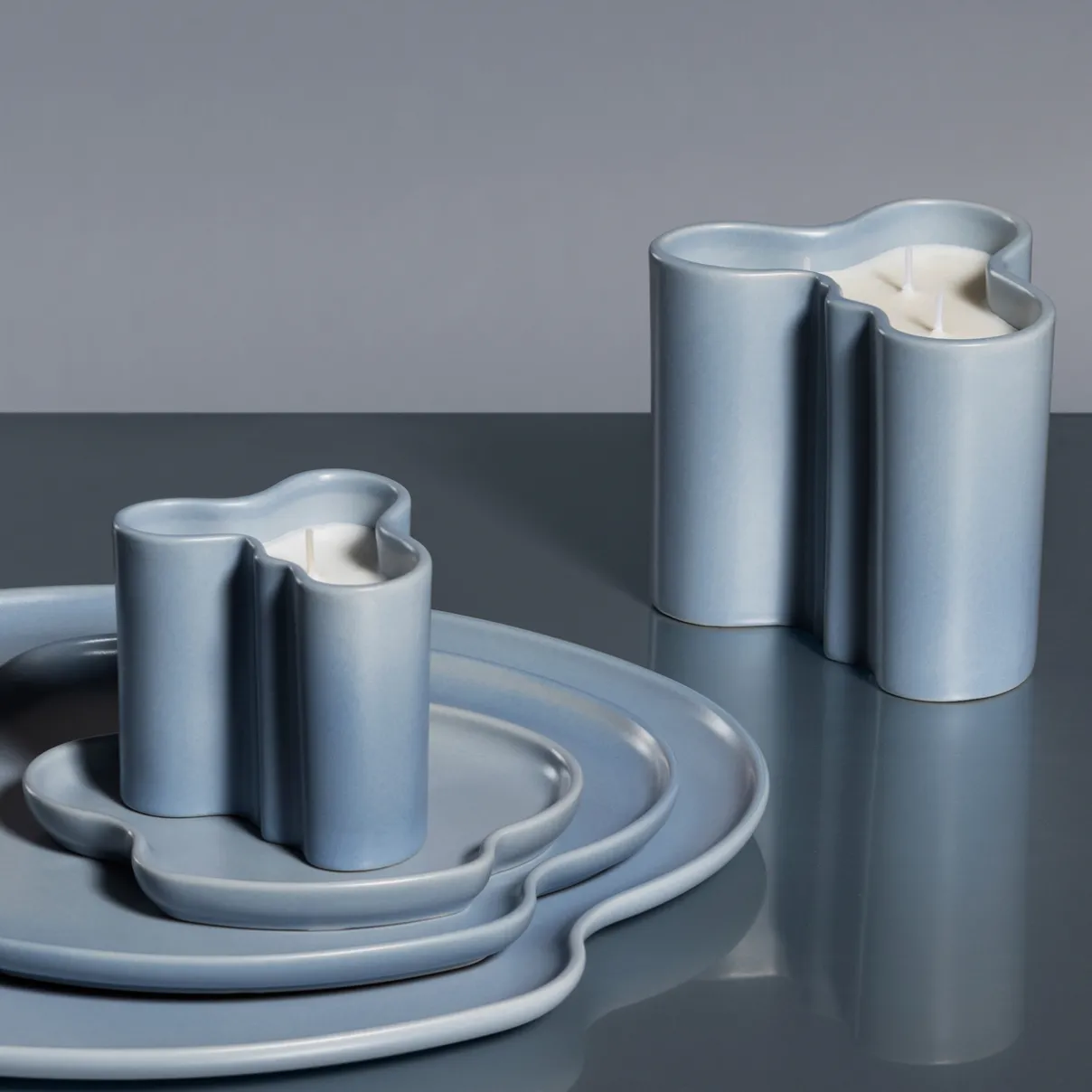 IITTALA Alvar Aalto -Kokoelma|Kynttilät-Tuoksukynttilä 11cm vesi
