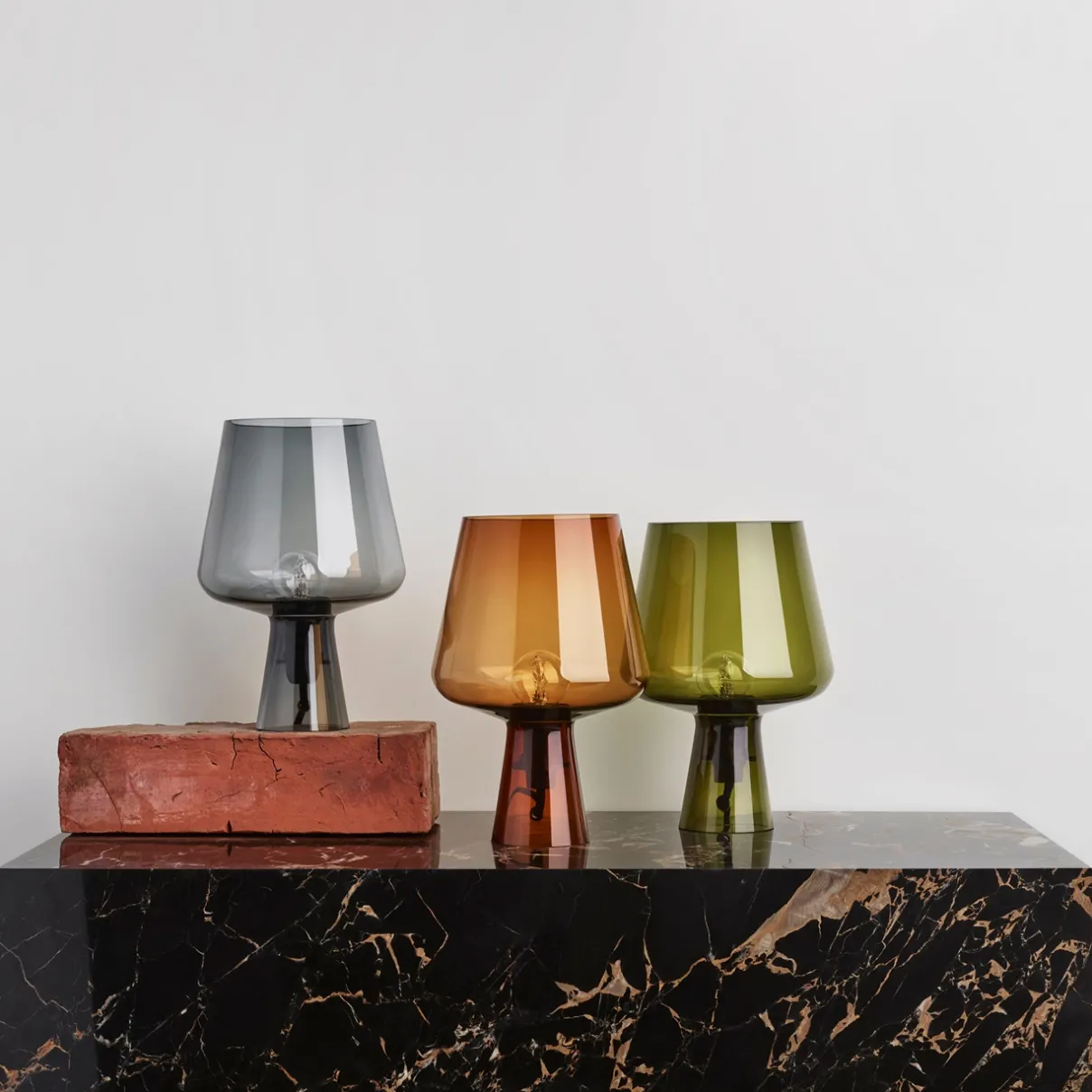IITTALA Pöytävalaisimet-Valaisin 240x165mm Harmaa