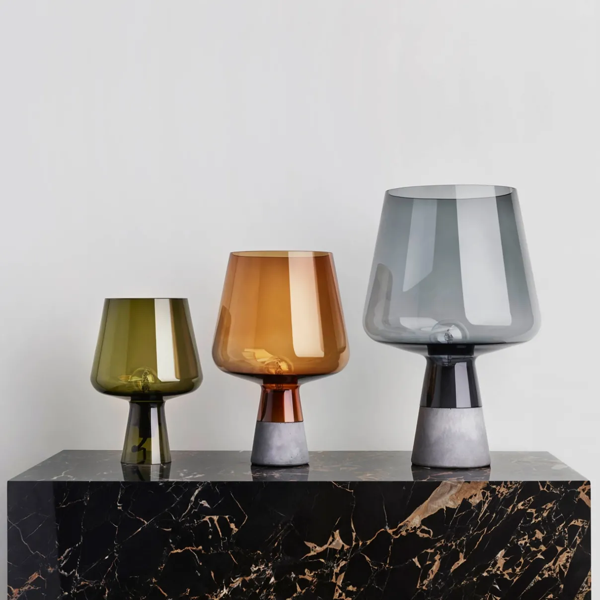 IITTALA Pöytävalaisimet-Valaisin 380x250mm Harmaa