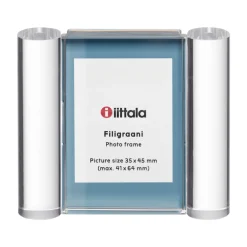 IITTALA Lasikoristeet-Valokuvakehys 76x64mm sininen